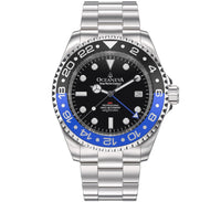 Thumbnail for Oceaneva Men's GMT Deep Marine Explorer 1250M Pro Diver Watch Blue and Black - BL.RH.BK.GMT.ST 1250M diver, Dive Watch, Diver watch, GMT, GMT Wach, GMT Watch, Stainless Steel Dive Watch, Stainless Steel Watch, Swiss Quartz Movement