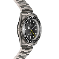 Thumbnail for Oceaneva Men's GMT TITANIUM Automatic Deep Marine Explorer 1250M Black Ceramic Bezel Watch - BK.BK.NHCR.GMT.TT automatic GMT watch, titanium automatic watch, Titanium GMT, Titanium watches, Titanum GMT watch