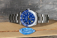 Thumbnail for Oceaneva Men's GMT TITANIUM Automatic Deep Marine Explorer 1250M Blue & White Ceramic Bezel Watch - BL.WH.NHCR.BL.GMT.TT automatic GMT watch, titanium automatic watch, Titanium GMT, Titanium watches, Titanum GMT watch