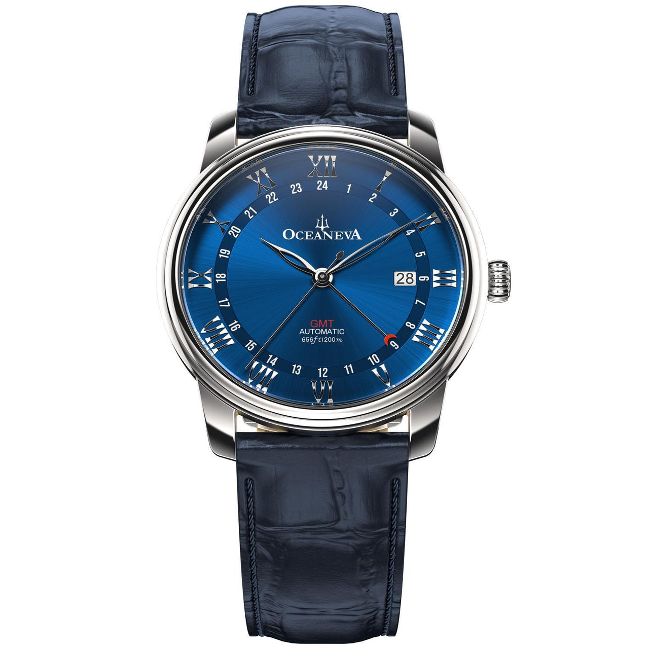 Oceaneva OceanTrek GMT Automatic Watch Blue 200m1