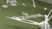 Thumbnail for Oceaneva Men's OceanTrek GMT Automatic 200m Leather Olive Drab Watch - OTOD200M34NH-black strap automatic GMT watch, Automatic watches, Diver GMT, GMT Dive Watch