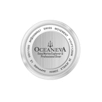 Thumbnail for Oceaneva 1250M Dive Watch Silver Meteorite Caseback