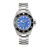 Thumbnail for Oceaneva™ Men's Deep Marine Explorer 1000M Pro Diver Watch Blue Mother Of Pearl - main