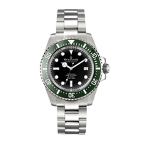 Thumbnail for Oceaneva™ Men's Deep Marine Explorer 1000M Pro Diver Watch Black and Green - main
