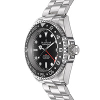Thumbnail for Oceaneva 1250M GMT Dive Watch Black Side View Crown