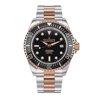 Thumbnail for Oceaneva™ Men's Deep Marine Explorer II 1250M Pro Diver Watch Black Rose Gold