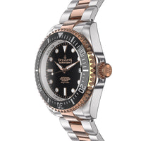 Thumbnail for Oceaneva 1250M Dive Watch Black And Rose Gold Side View Crown