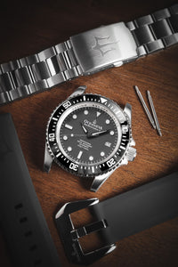 Thumbnail for Oceaneva™ Men's Deep Marine Explorer II 1250M Pro Diver Watch Gun Metal Gray Dial
