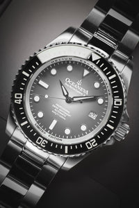 Thumbnail for Oceaneva 1250M Dive Watch Gray Fade Straight Front Close Up