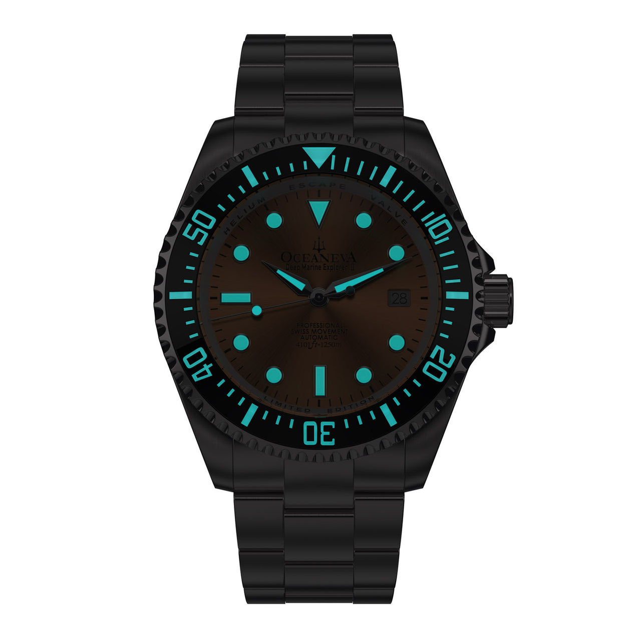 Oceaneva 1250M Dive Watch Copper Luminous