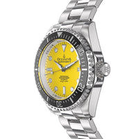 Thumbnail for Oceaneva 1250M Dive Watch Yellow Side View Crown