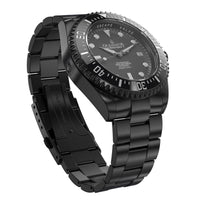 Thumbnail for Oceaneva 1250M Dive Watch Gun Metal Gray Front Picture Slight Right Slant View