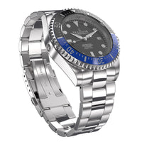 Thumbnail for Oceaneva 1250M Dive Watch Blue and Black Front Picture Slight Right Slant View