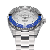 Thumbnail for Oceaneva 1250M Dive Watch Blue/Black Bezel White Dial Frontal View Picture