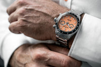 Thumbnail for Oceaneva Salmon Chronograph Watch On Wrist