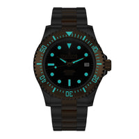 Thumbnail for Oceaneva 3000M Dive Watch Black and Rose Gold Luminous