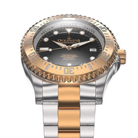 Thumbnail for Oceaneva 3000M Dive Watch Black and Rose Gold Frontal View Picture
