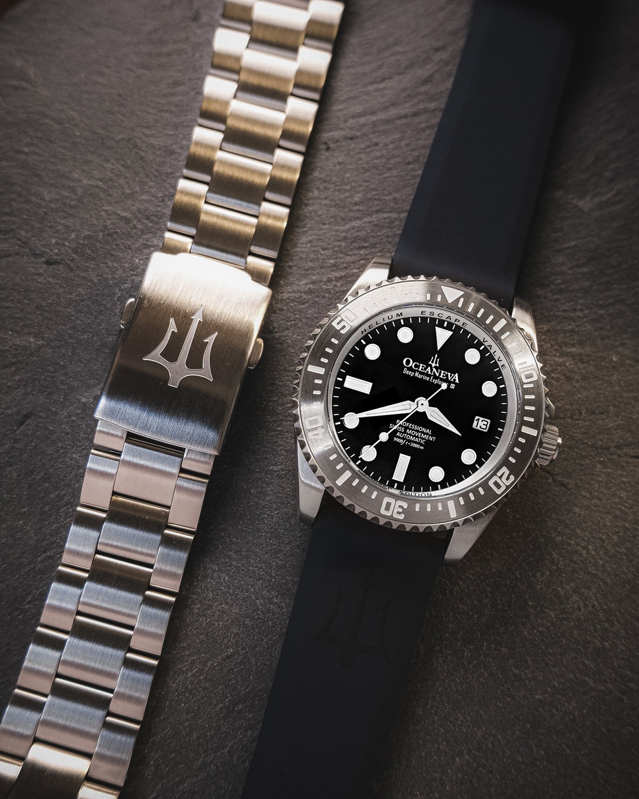 Oceaneva™ Automatic, Swiss Movement Swiss Online Watches Dive Under Made SW200-1 1500 STIIIBK200ST Automatic Watches Sellita – Enamel Oceaneva Black Extraordinary Dive