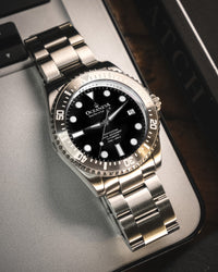 Thumbnail for Oceaneva 3000M Dive Watch Black On Bracelet