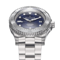 Thumbnail for Oceaneva 3000M Dive Watch Navy Blue Mother of Pearl Stainless Frontal View Picture
