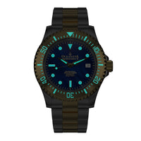 Thumbnail for Oceaneva 3000M Dive Watch Blue Mother of Pearl and Gold Luminous
