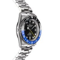 Thumbnail for Oceaneva Men's GMT Automatic Deep Marine Explorer 1250M Pro Diver Black Dial Watch - BK.BL.NH.BK.GMT.ST automatic GMT watch, Automatic watches, Diver GMT, GMT Dive Watch, men's gmt watches