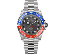 Thumbnail for Oceaneva Automatic GMT Watch - Deep Marine Explorer - GMT Watch - BK.RD.NH.BL.GMT.ST automatic GMT watch, Automatic watches, Diver GMT, GMT Dive Watch, men's gmt watches