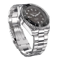Thumbnail for Oceaneva Men's Deep Marine Explorer II 1250M Pro Diver Watch Black and Brown - BKII200BRST 1000M, 1250M, 316L Stainless Steel Watch, Automatic Watch, BGW9 Swiss-Superluminova, Ceramic Bezel, Dive Watch, Sw200-1 Swiss Automatic Movement