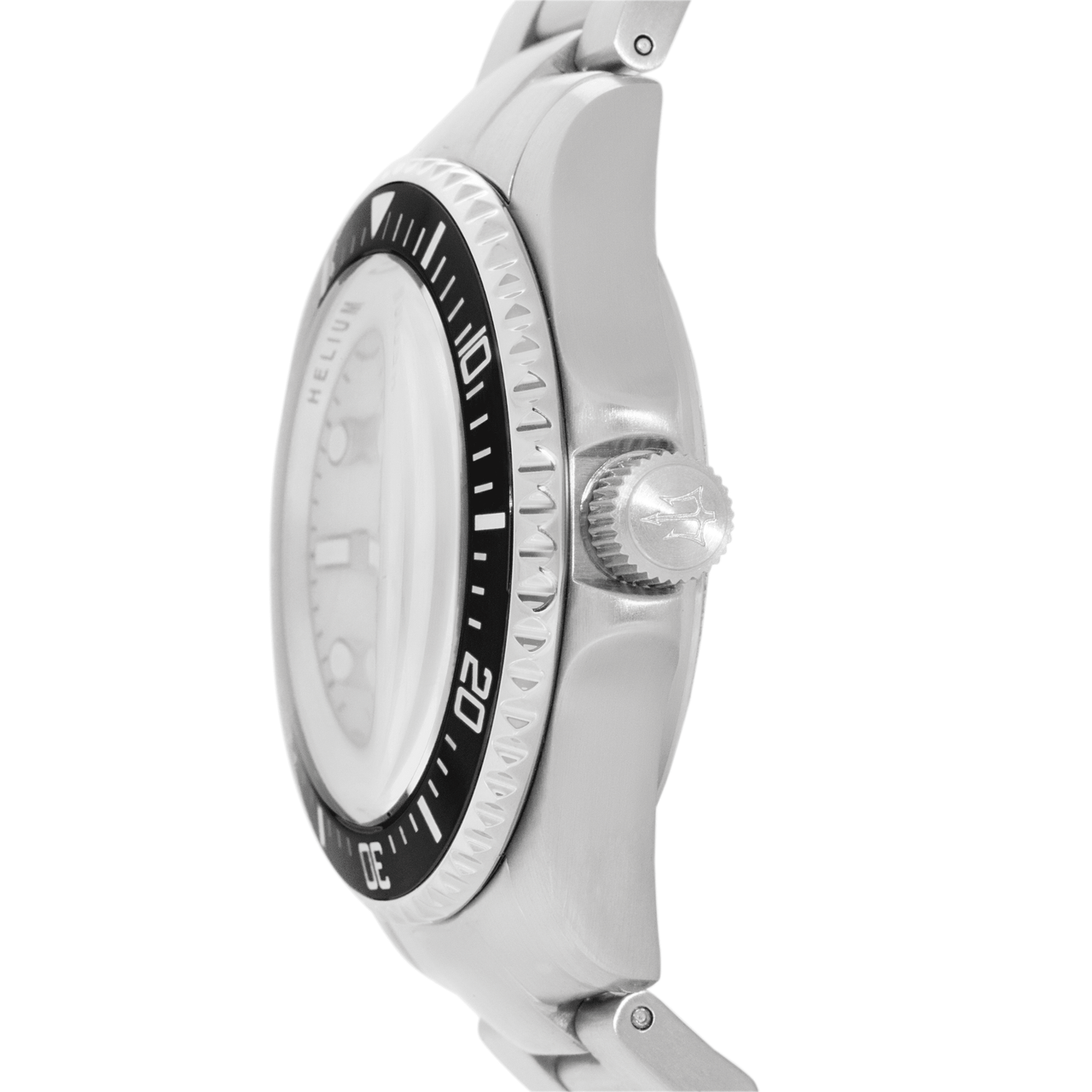 Oceaneva Men's Deep Marine Explorer 1250M Pro Diver Watch Silver Meteorite Dial - BKII200MRST 1250M diver, 316L Stainless Steel Watch, Automatic Watch, BGW9 Swiss-Superluminova, Ceramic Bezel, Dive Watch, Sw200-1 Swiss Automatic Movement