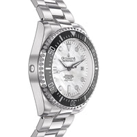 Thumbnail for Oceaneva™ Men's Deep Marine Explorer II 1250M Pro Diver Watch White Mother Of Pearl - BKII200WHMOPST 1000M, 1250M diver, 316L Stainless Steel Watch, Automatic Watch, BGW9 Swiss-Superluminova, Ceramic Bezel, Dive Watch, Sw200-1 Swiss Automatic Movement