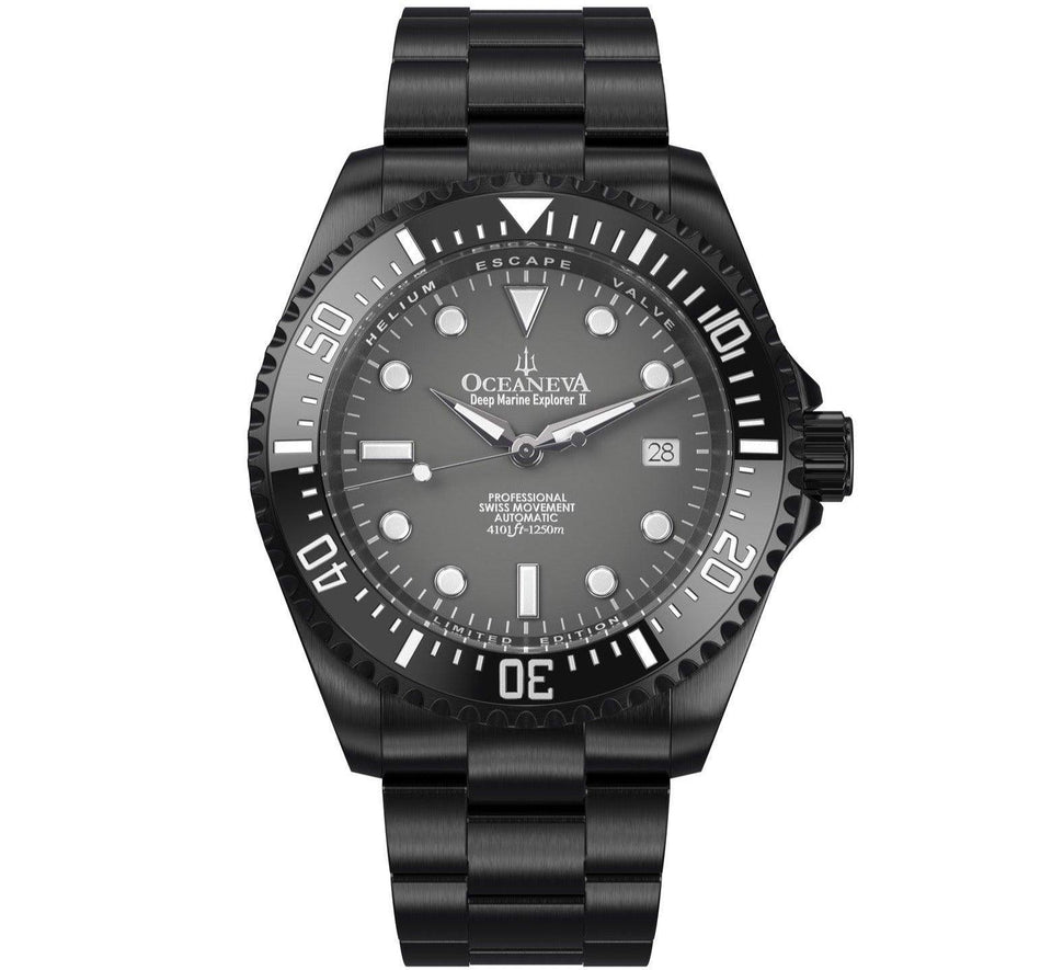 Oceaneva™ Automatic Swiss Made Sellita SW200-1 BKIIGMG-BKIP Gun