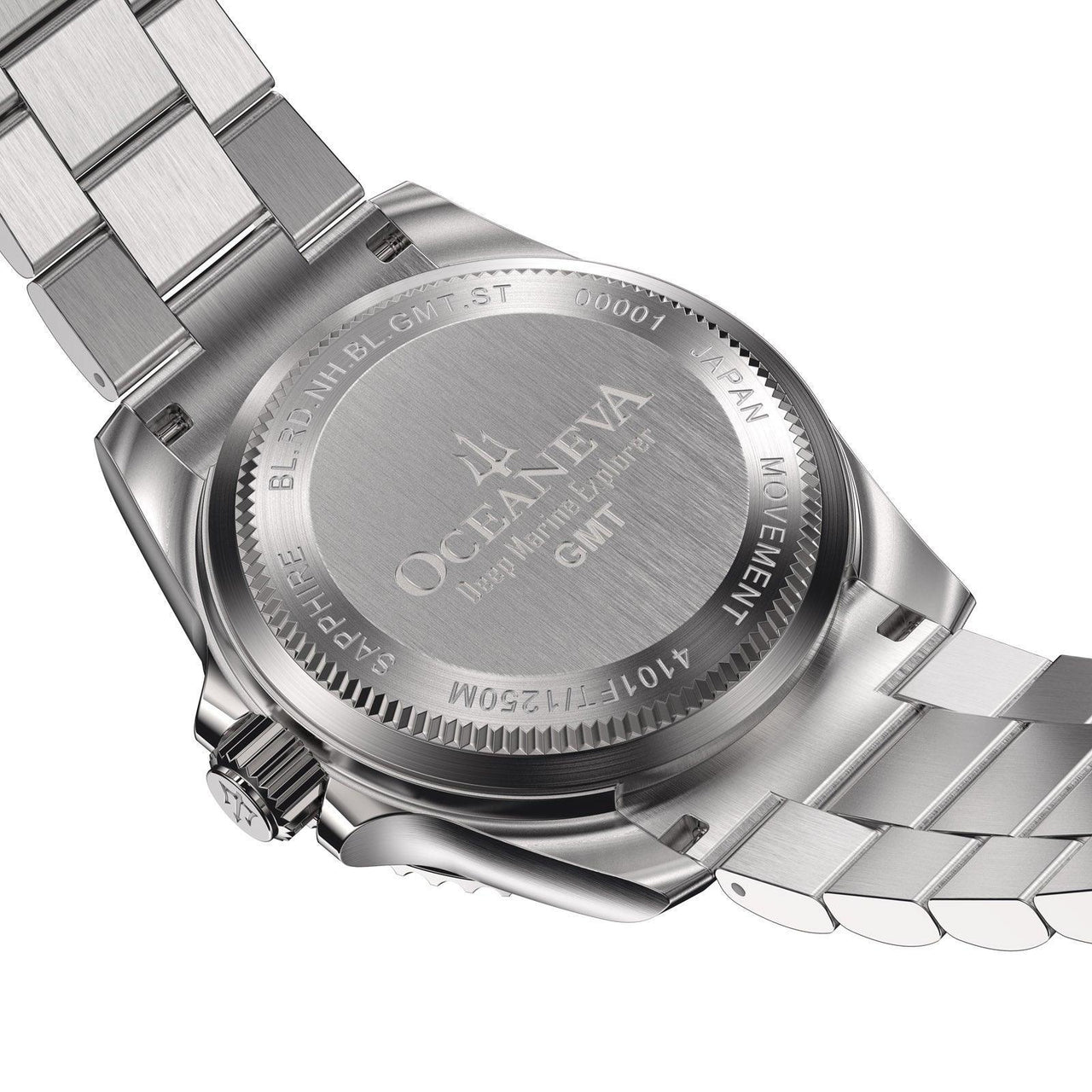 Oceaneva™ Deep Marine Explorer GMT Automatic 1250M Men's Watch - BL.RD.NH.BL.GMT.ST automatic GMT watch, Automatic watches, Diver GMT, GMT Dive Watch, men's gmt watches