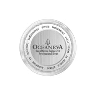 Thumbnail for Oceaneva Men's Deep Marine Explorer 1250M Pro Diver Watch Silver Meteorite Dial - BKII200MRST 1250M diver, 316L Stainless Steel Watch, Automatic Watch, BGW9 Swiss-Superluminova, Ceramic Bezel, Dive Watch, Sw200-1 Swiss Automatic Movement