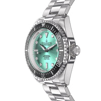 Thumbnail for Oceaneva Men's Deep Marine Explorer II 1250M Pro Diver Watch Aquamarine Burst Dial - BKII200AQST 1000M, 1250M diver, 316L Stainless Steel Watch, Automatic Watch, BGW9 Swiss-Superluminova, Ceramic Bezel, Dive Watch, Sw200-1 Swiss Automatic Movement