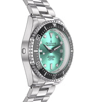 Thumbnail for Oceaneva Men's Deep Marine Explorer II 1250M Pro Diver Watch Aquamarine Burst Dial - BKII200AQST 1000M, 1250M diver, 316L Stainless Steel Watch, Automatic Watch, BGW9 Swiss-Superluminova, Ceramic Bezel, Dive Watch, Sw200-1 Swiss Automatic Movement