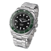 Thumbnail for Oceaneva Men's Deep Marine Explorer II 1250M Pro Diver Watch Black and Green - GRII200BKST 1000M, 1250M diver, 316L Stainless Steel Watch, Automatic Watch, BGW9 Swiss-Superluminova, Ceramic Bezel, Dive Watch, Sw200-1 Swiss Automatic Movement