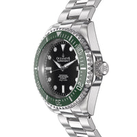 Thumbnail for Oceaneva Men's Deep Marine Explorer II 1250M Pro Diver Watch Black and Green - GRII200BKST 1000M, 1250M diver, 316L Stainless Steel Watch, Automatic Watch, BGW9 Swiss-Superluminova, Ceramic Bezel, Dive Watch, Sw200-1 Swiss Automatic Movement