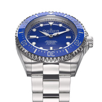 Thumbnail for Oceaneva Men's Deep Marine Explorer II 1250M Pro Diver Watch Blue - BLII200BLST 1000M, 1250M, 316L Stainless Steel Watch, Automatic Watch, BGW9 Swiss-Superluminova, Ceramic Bezel, Dive Watch, Sw200-1 Swiss Automatic Movement