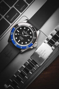 Thumbnail for Oceaneva Men's Deep Marine Explorer II 1250M Pro Diver Watch Blue and Black - BLIIBK200BKST 1000M, 1250M diver, 316L Stainless Steel Watch, Automatic Watch, BGW9 Swiss-Superluminova, Ceramic Bezel, Dive Watch, Sw200-1 Swiss Automatic Movement