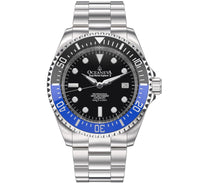 Thumbnail for Oceaneva Men's Deep Marine Explorer II 1250M Pro Diver Watch Blue and Black - BLIIBK200BKST 1000M, 1250M diver, 316L Stainless Steel Watch, Automatic Watch, BGW9 Swiss-Superluminova, Ceramic Bezel, Dive Watch, Sw200-1 Swiss Automatic Movement