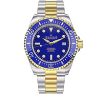 Thumbnail for Oceaneva Men's Deep Marine Explorer II 1250M Pro Diver Watch Blue Yellow Gold - BLII200BLSTGD 1000M, 1250M, 316L Stainless Steel Watch, Automatic Watch, BGW9 Swiss-Superluminova, Ceramic Bezel, Dive Watch, Sw200-1 Swiss Automatic Movement