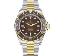 Thumbnail for Oceaneva Men's Deep Marine Explorer II 1250M Pro Diver Watch Brown Yellow Gold - BRII200BRSTGD 1000M, 1250M, 316L Stainless Steel Watch, Automatic Watch, BGW9 Swiss-Superluminova, Ceramic Bezel, Dive Watch, Sw200-1 Swiss Automatic Movement