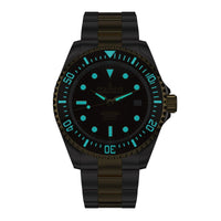 Thumbnail for Oceaneva Men's Deep Marine Explorer II 1250M Pro Diver Watch Brown Yellow Gold - BRII200BRSTGD 1000M, 1250M, 316L Stainless Steel Watch, Automatic Watch, BGW9 Swiss-Superluminova, Ceramic Bezel, Dive Watch, Sw200-1 Swiss Automatic Movement