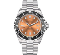 Thumbnail for Oceaneva Men's Deep Marine Explorer II 1250M Pro Diver Watch Copper Burst Dial - BKII200SLST 1000M, 1250M diver, 316L Stainless Steel Watch, Automatic Watch, BGW9 Swiss-Superluminova, Ceramic Bezel, Dive Watch, Sw200-1 Swiss Automatic Movement