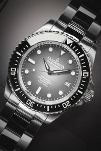 Thumbnail for Oceaneva Men's Deep Marine Explorer II 1250M Pro Diver Watch Gray Fade Dial - BKII200GYFDST 1000M, 1250M diver, 316L Stainless Steel Watch, Automatic Watch, BGW9 Swiss-Superluminova, Ceramic Bezel, Dive Watch, Sw200-1 Swiss Automatic Movement