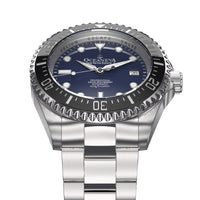 Thumbnail for Oceaneva Men's Deep Marine Explorer II 1250M Pro Diver Watch Navy Blue - BKII200NBLST 1000M, 1250M, 316L Stainless Steel Watch, Automatic Watch, BGW9 Swiss-Superluminova, Ceramic Bezel, Dive Watch, Sw200-1 Swiss Automatic Movement