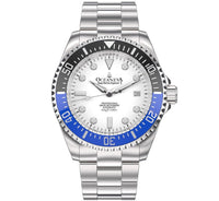 Thumbnail for Oceaneva Men's Deep Marine Explorer II 1250M Pro Diver Watch White Dial - BLIIBK200WHST 1000M, 1250M diver, 316L Stainless Steel Watch, Automatic Watch, BGW9 Swiss-Superluminova, Ceramic Bezel, Dive Watch, Sw200-1 Swiss Automatic Movement