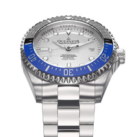 Thumbnail for Oceaneva Men's Deep Marine Explorer II 1250M Pro Diver Watch White Dial - BLIIBK200WHST 1000M, 1250M diver, 316L Stainless Steel Watch, Automatic Watch, BGW9 Swiss-Superluminova, Ceramic Bezel, Dive Watch, Sw200-1 Swiss Automatic Movement