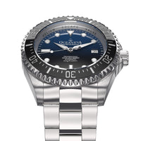 Thumbnail for Oceaneva Men's Deep Marine Explorer II1250M Pro Diver Watch Blue Black Watch Black Bezel - BKIIHBLBST 1000M, 1250M, 316L Stainless Steel Watch, Automatic Watch, BGW9 Swiss-Superluminova, Ceramic Bezel, Dive Watch, Sw200-1 Swiss Automatic Movement