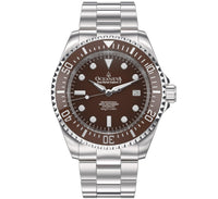 Thumbnail for Oceaneva Men's Deep Marine Explorer II1250M Pro Diver Watch Brown - BRII200BRST 1000M, 1250M, 316L Stainless Steel Watch, Automatic Watch, BGW9 Swiss-Superluminova, Ceramic Bezel, Dive Watch, Sw200-1 Swiss Automatic Movement